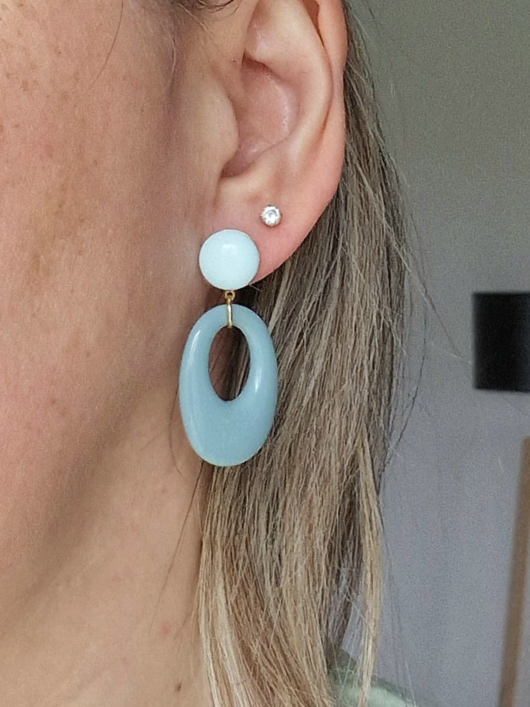 Boucles d'oreilles Ovaline