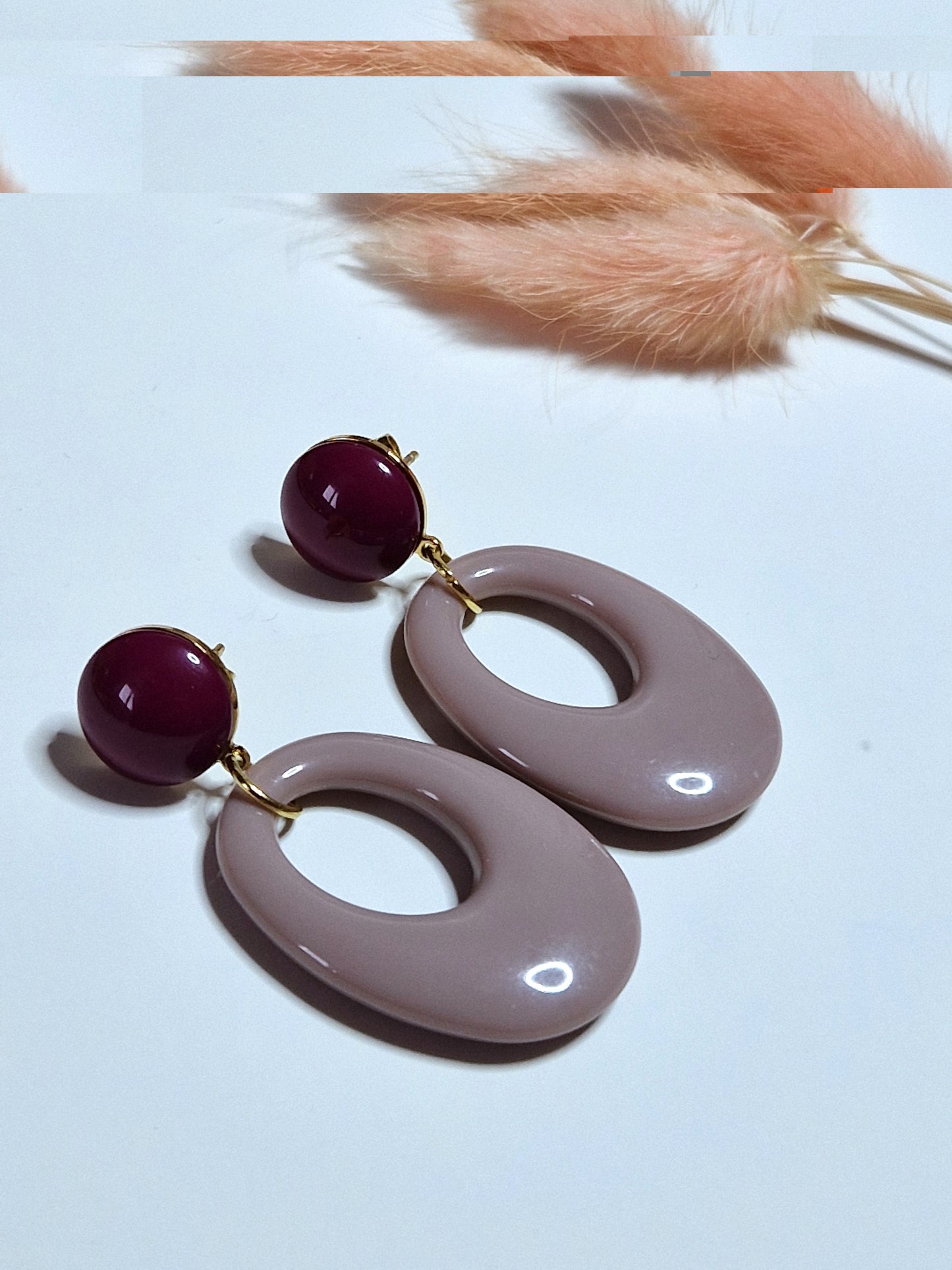 Boucles d'oreilles Ovaline