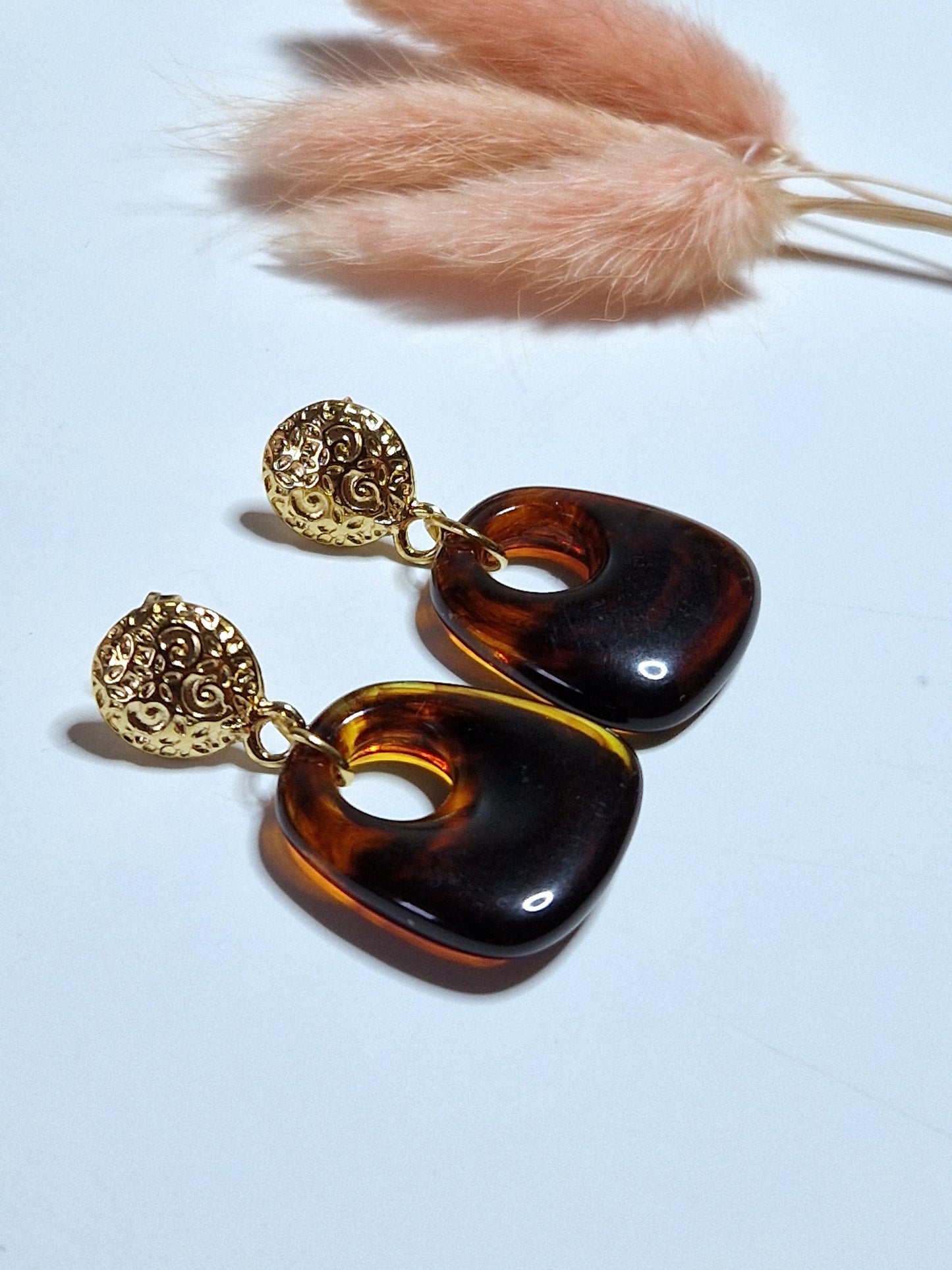 Boucles d'oreilles Trapèze