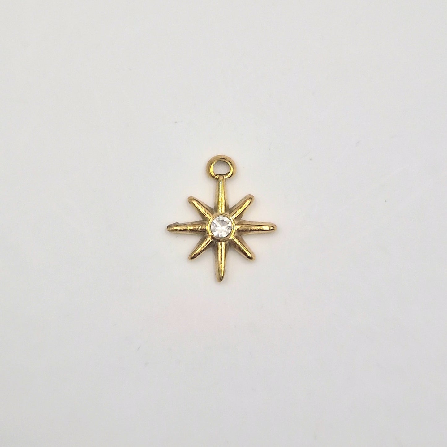 Charm Etoile doré strass