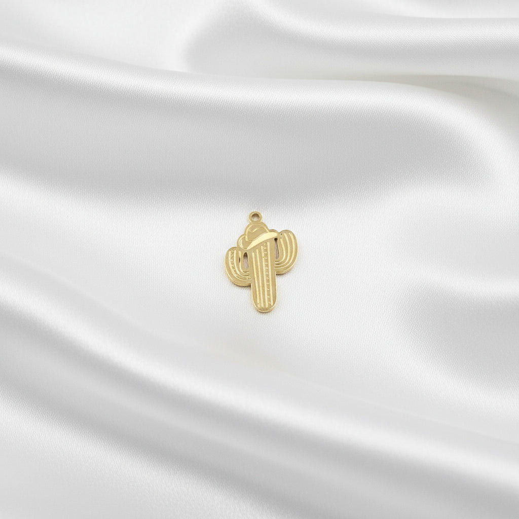 Charm mini Cactus doré