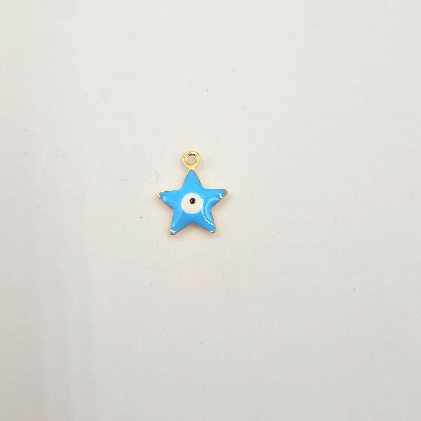 Charm mini Etoile Oeil maléfique doré