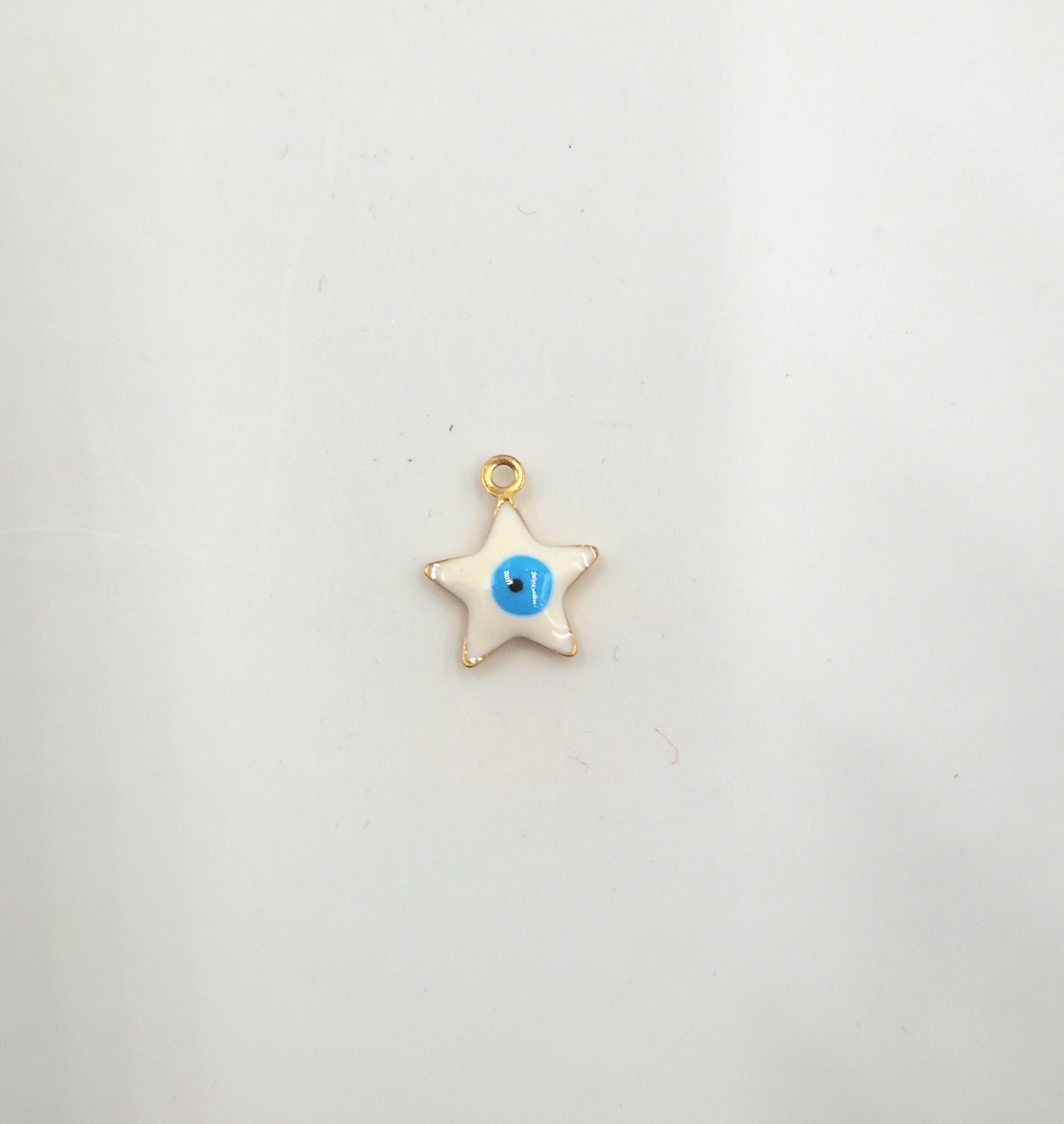 Charm mini Etoile Oeil maléfique doré