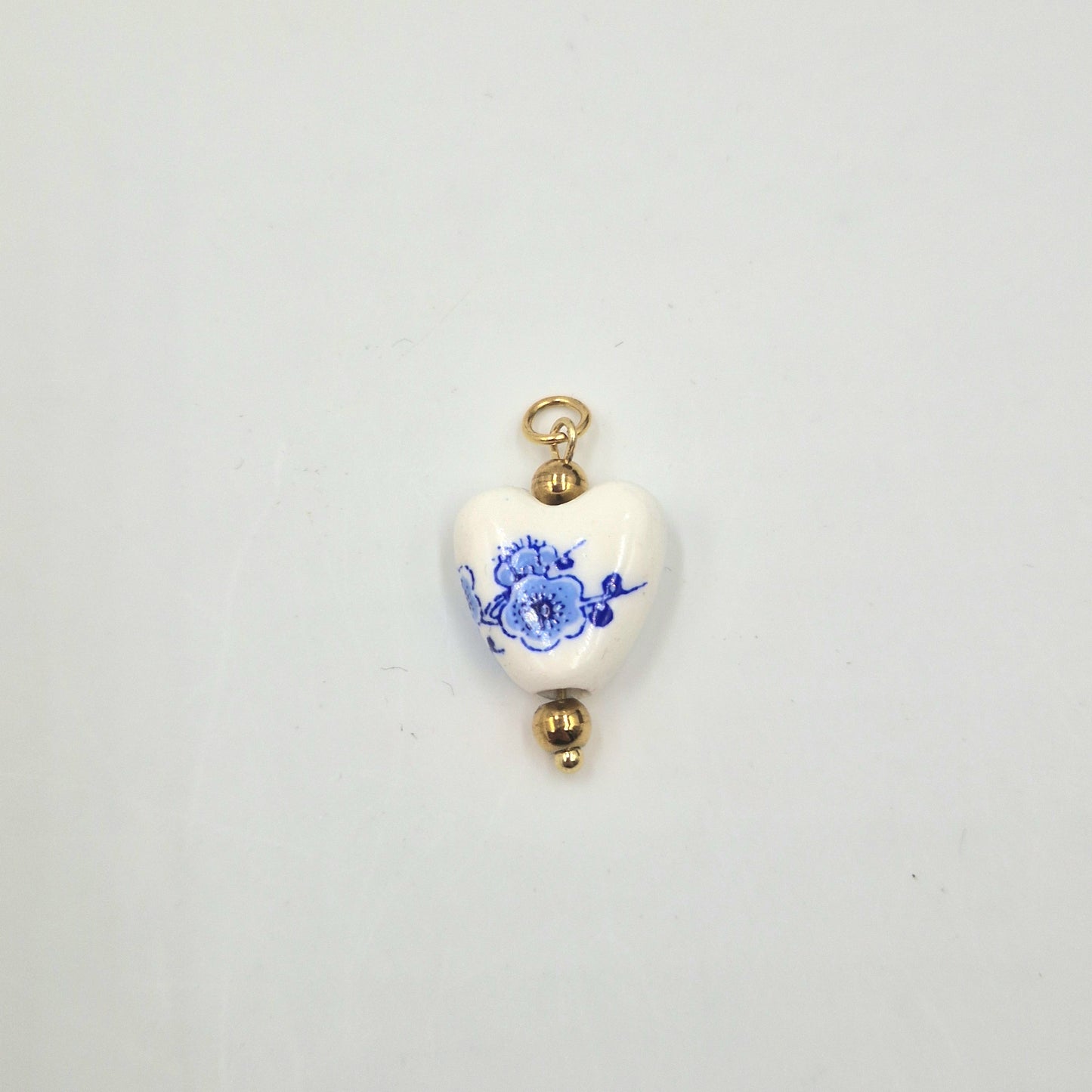 Charm Perle céramique coeur