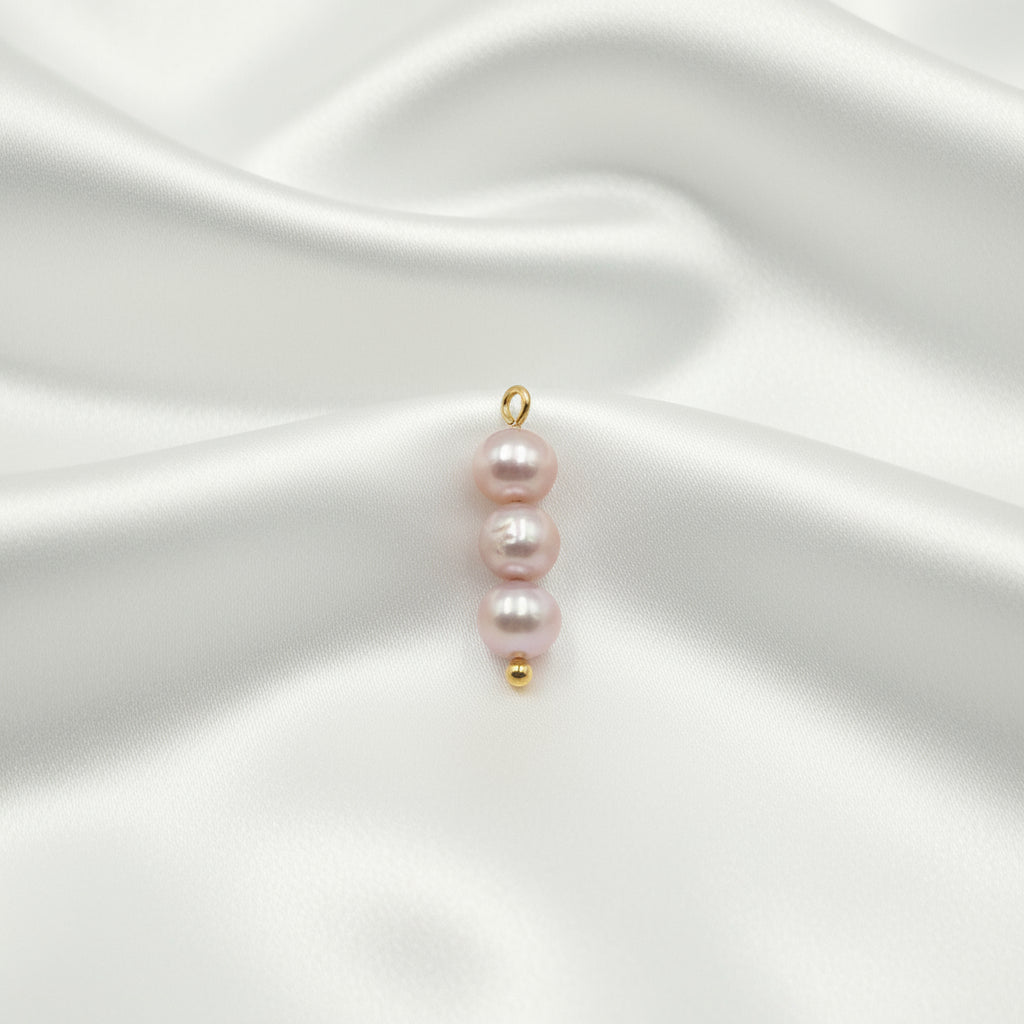 Charm trio de perles d'eau douce