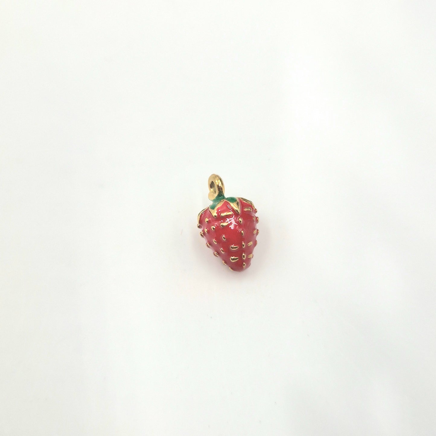 Charm Fraise doré