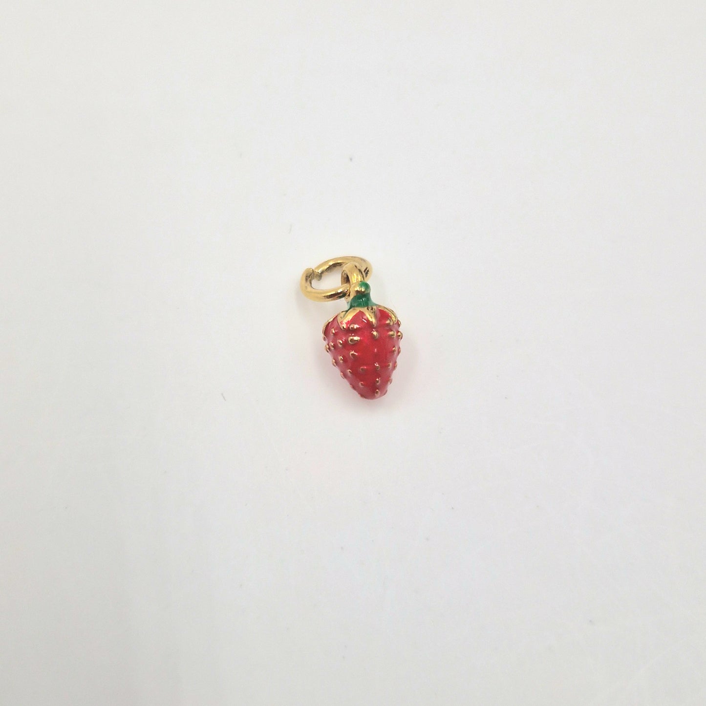 Charm Fraise doré