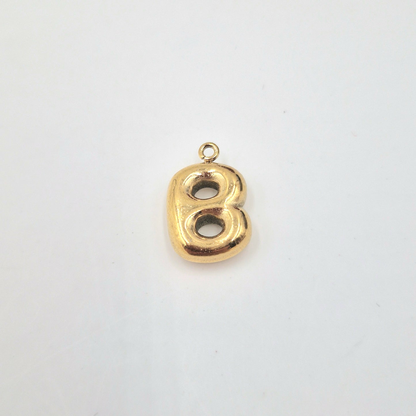 Charm maxi Lettre bubule doré