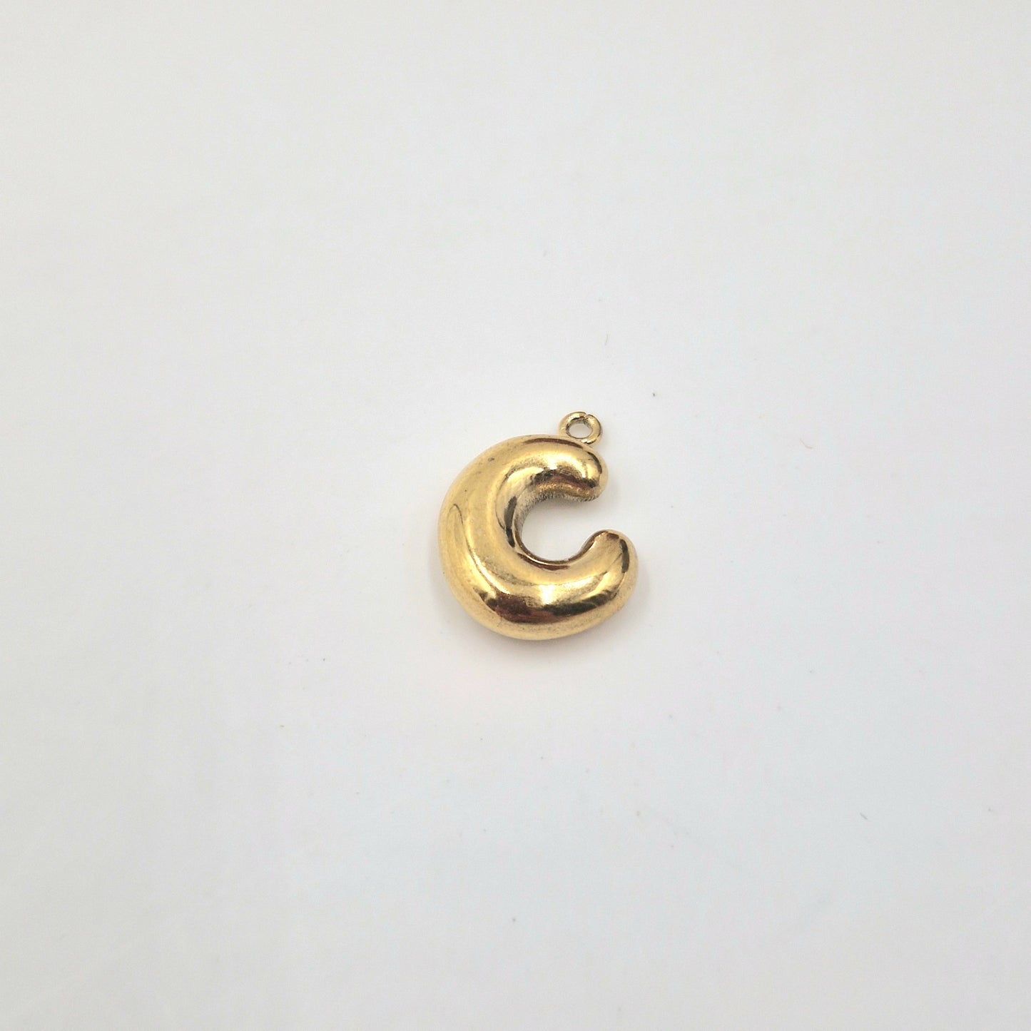 Charm maxi Lettre bubule doré