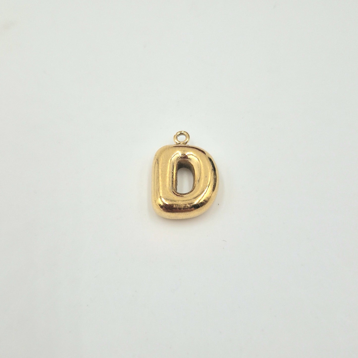 Charm maxi Lettre bubule doré