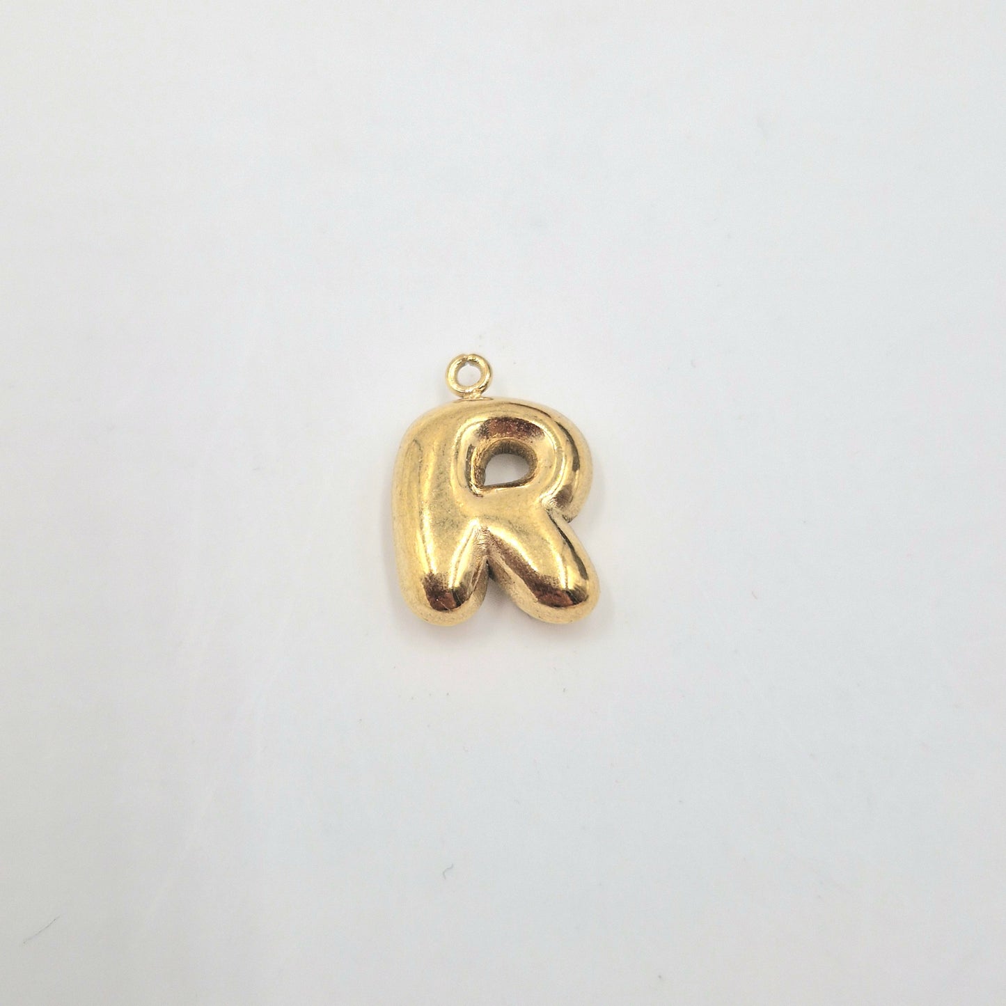 Charm maxi Lettre bubule doré