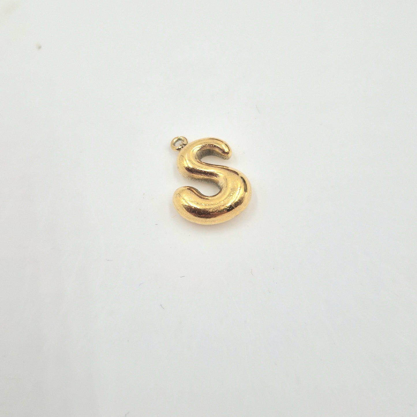 Charm maxi Lettre bubule doré
