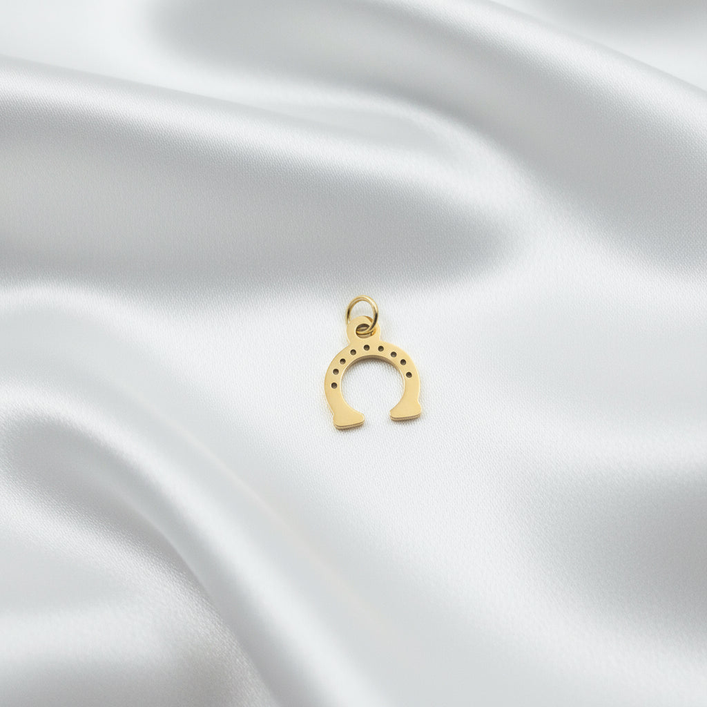 Charm Fer à cheval doré