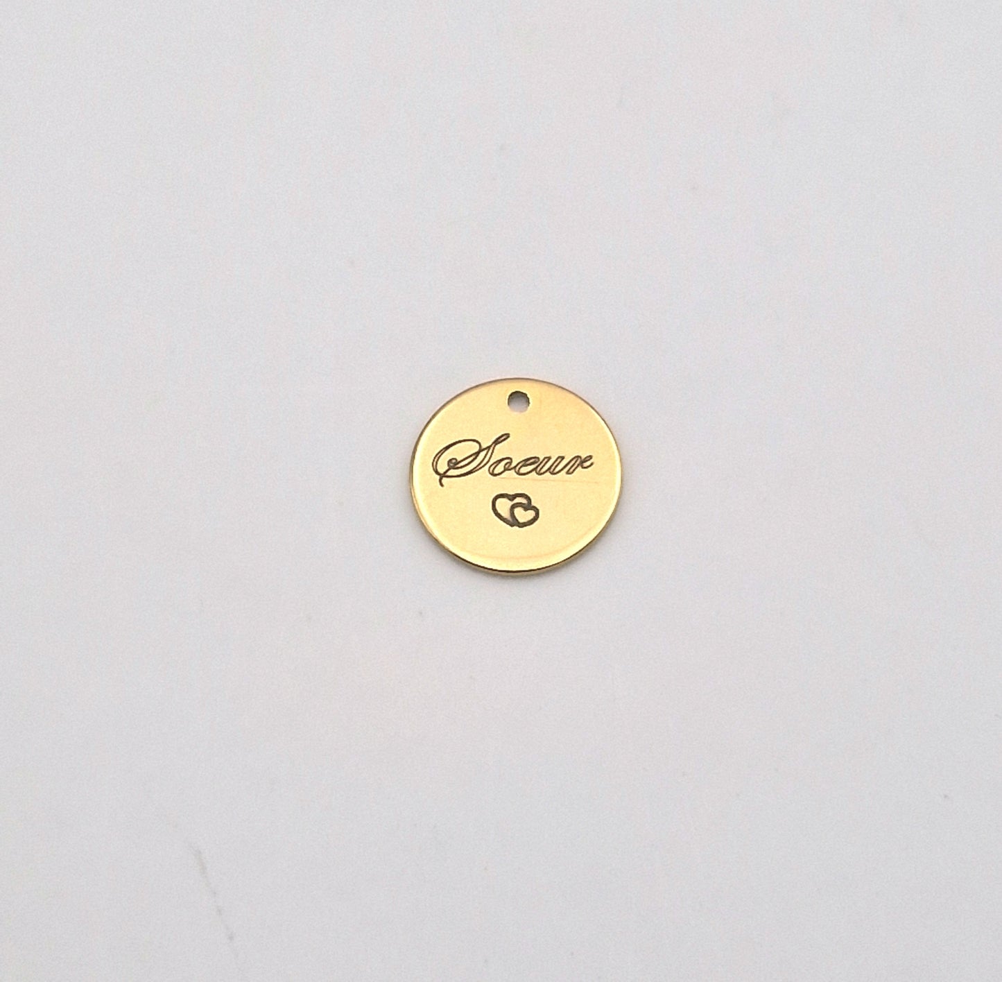 Bracelet jonc Médaille personnalisable