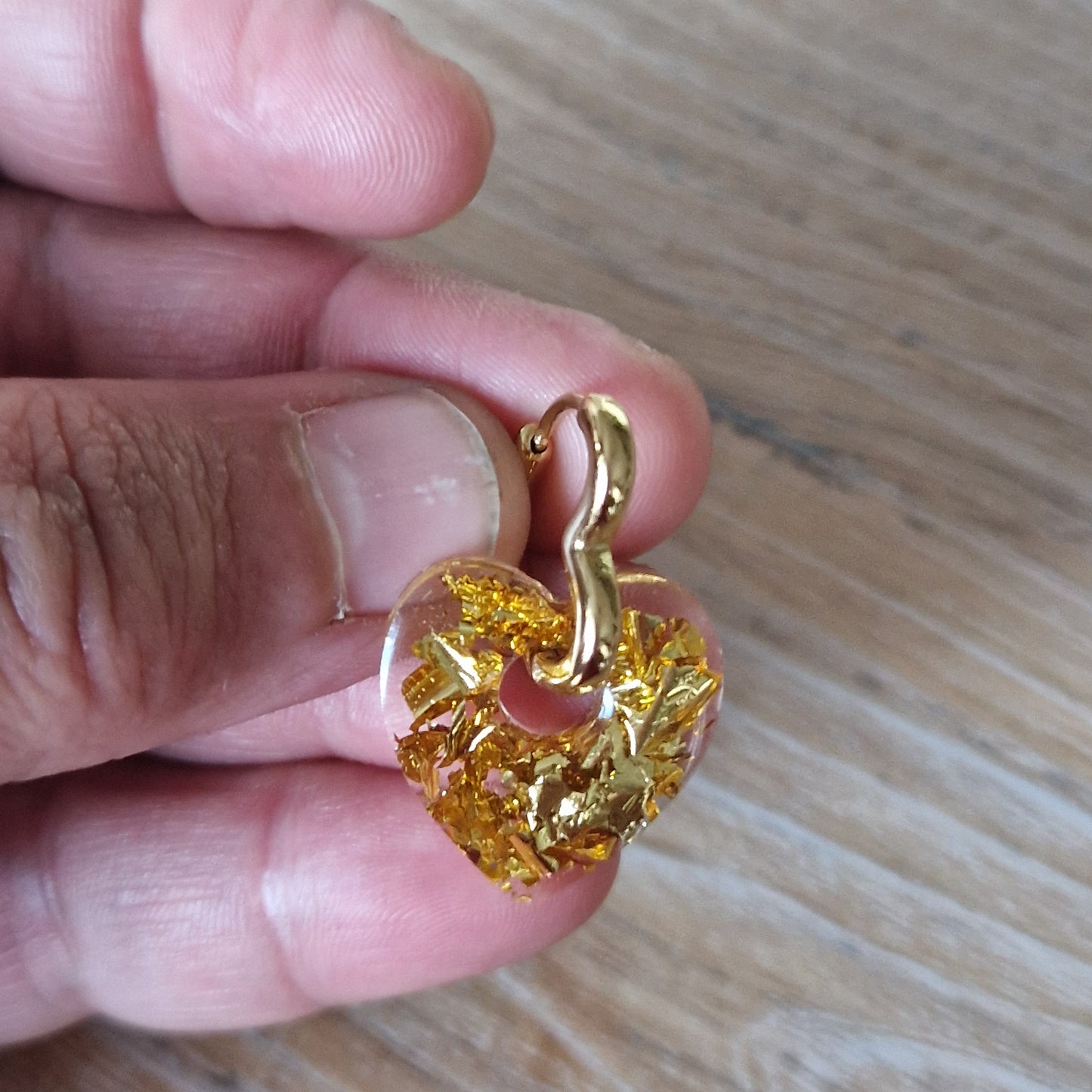 Créoles coeur 1,8*2 cm