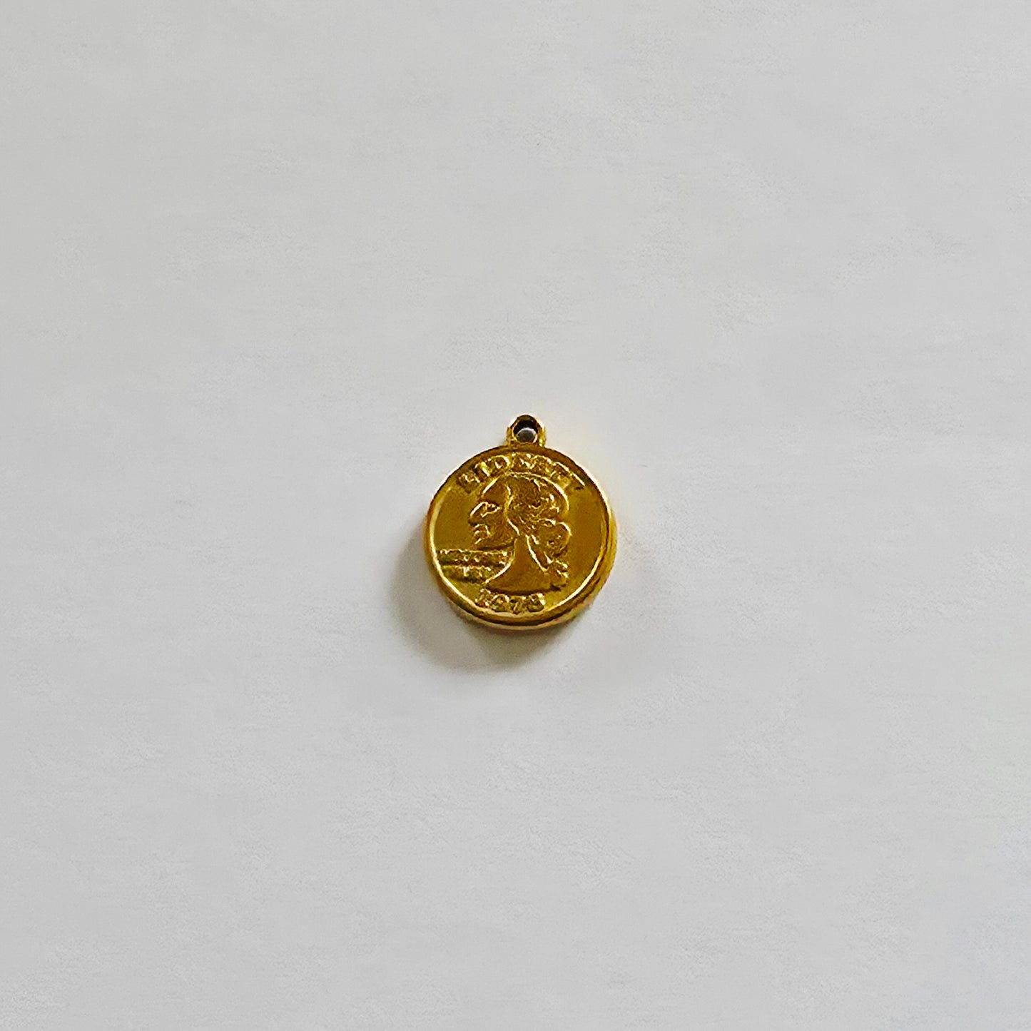 Charm Pièce de monnaie doré