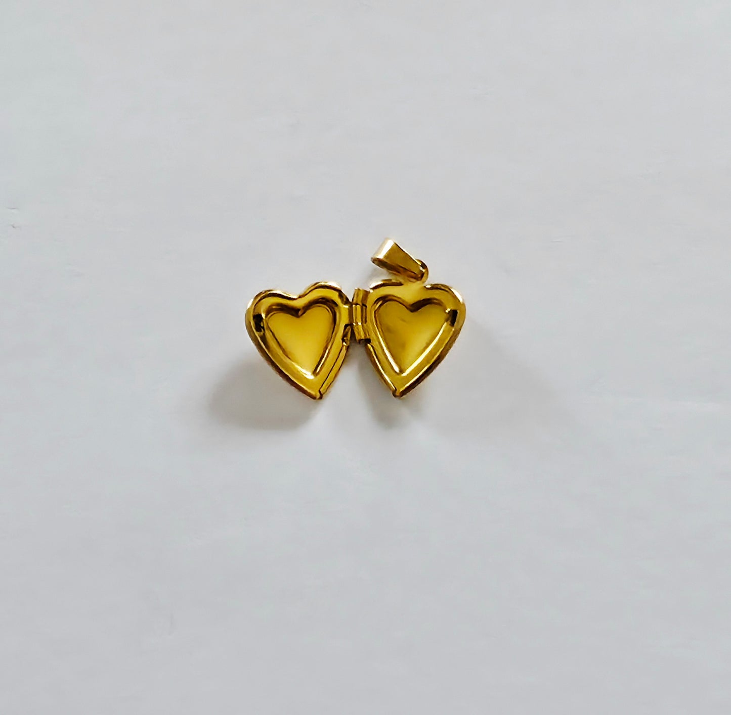 Charm Coeur porte photo doré