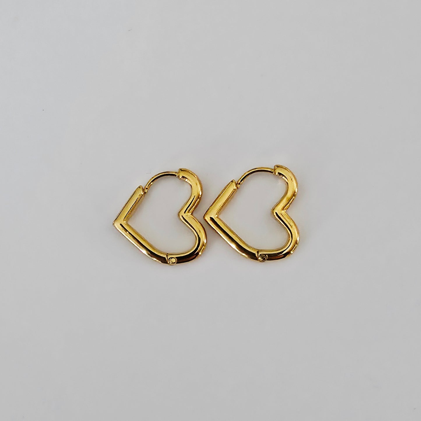 Créoles coeur 1,8*2 cm