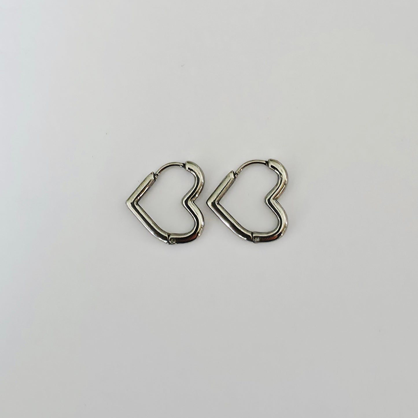 Créoles coeur 1,8*2 cm