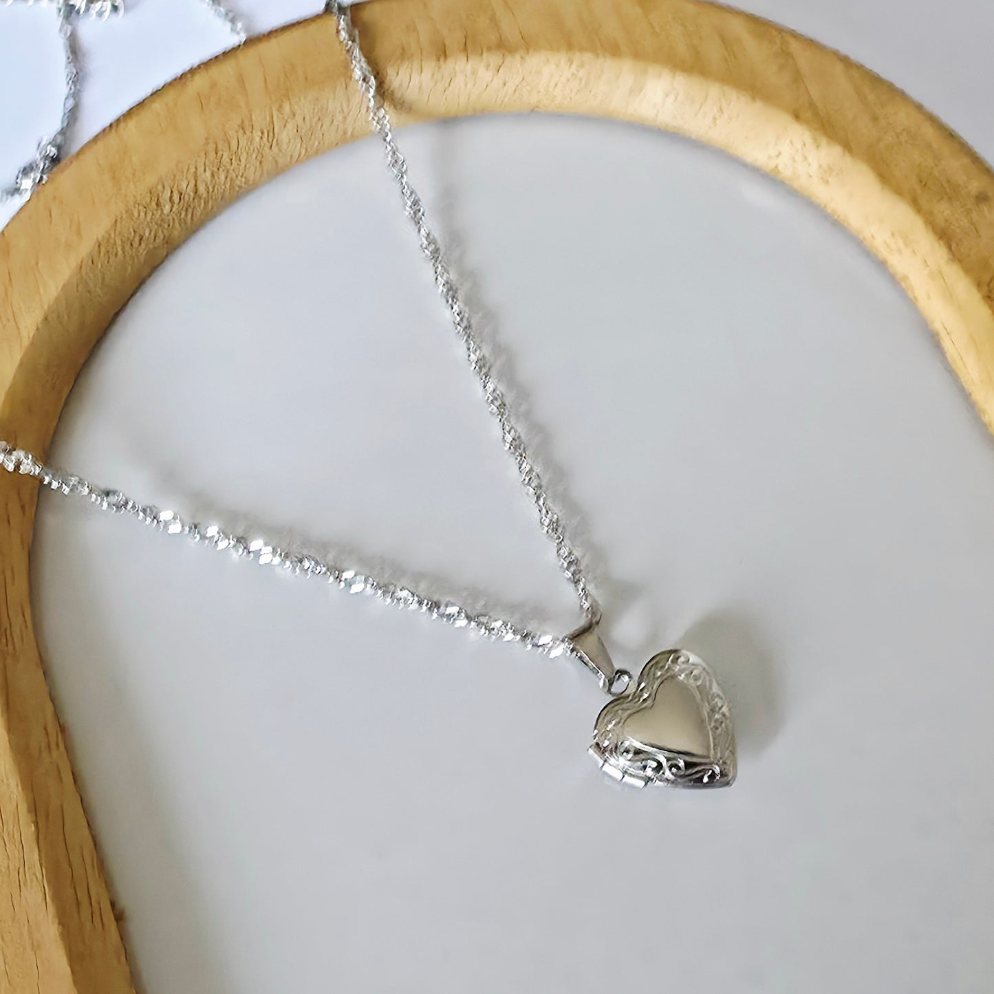 Collier médaillon coeur