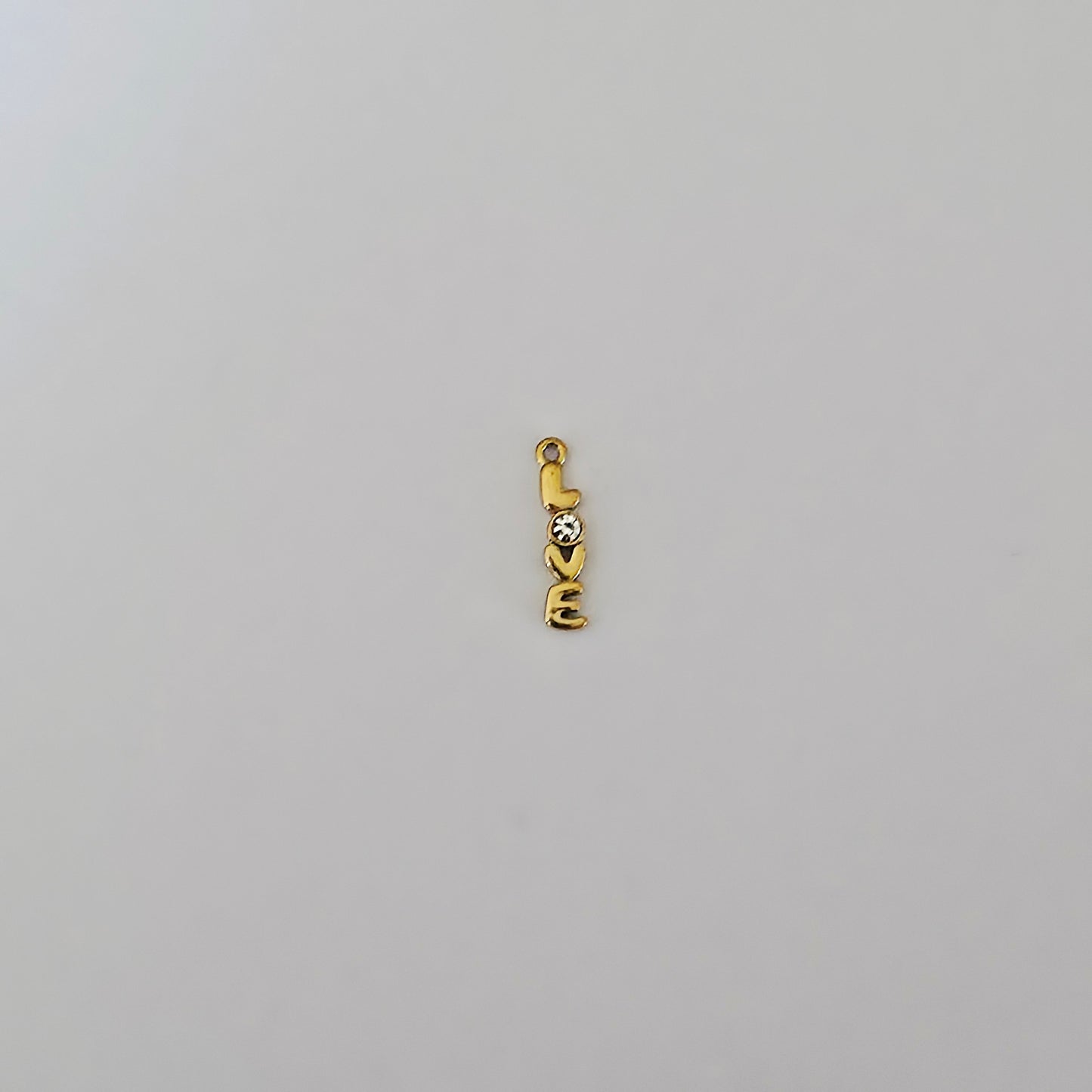 Charm Love doré et strass