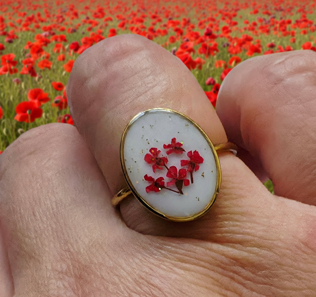 Bague petites fleurs