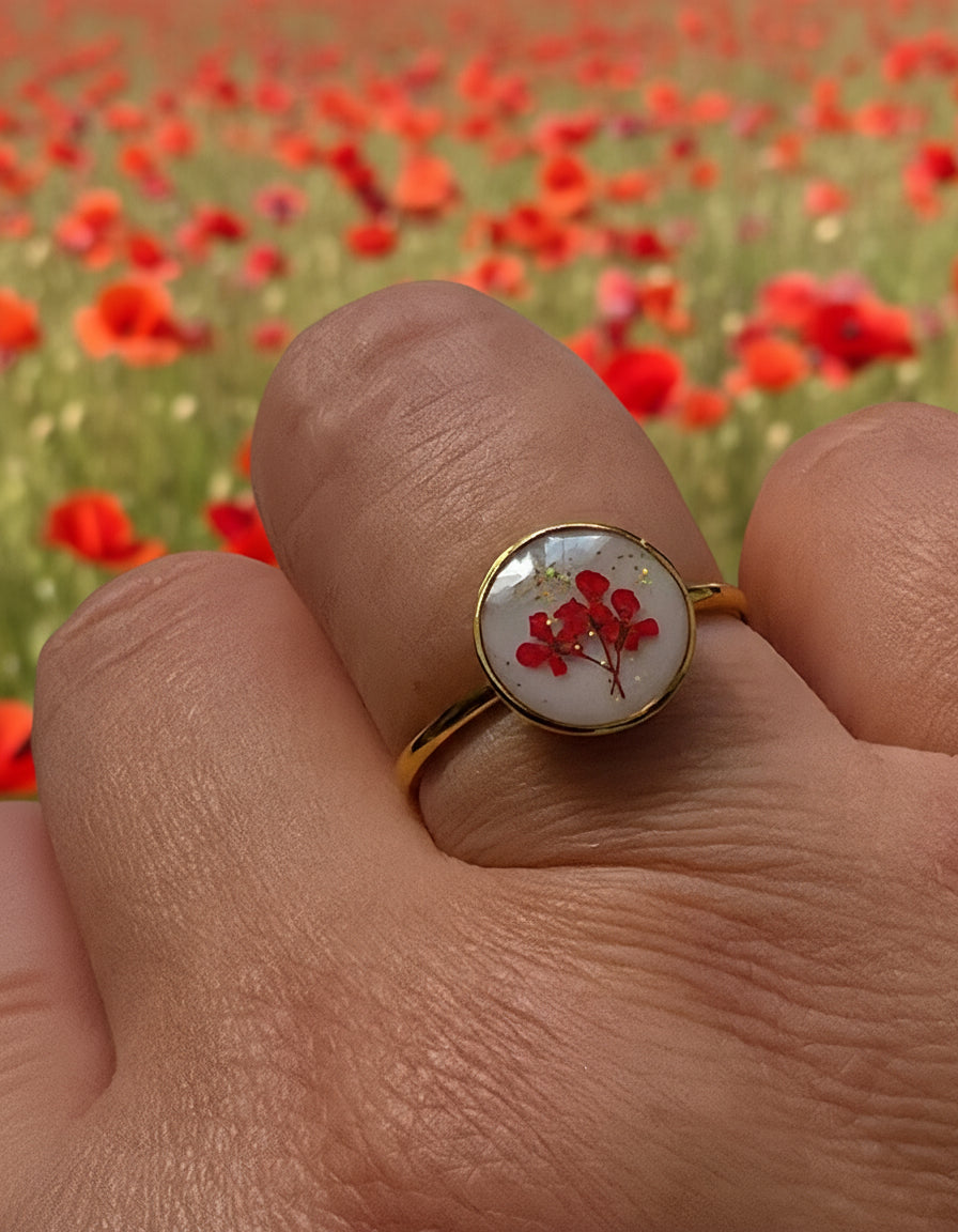 Bague petites fleurs