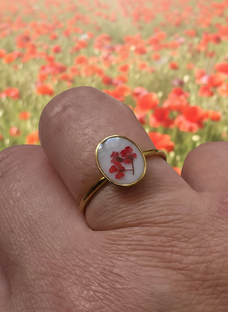 Bague petites fleurs