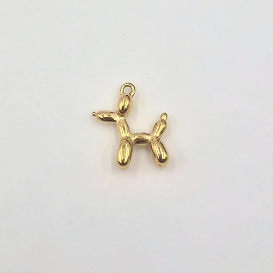 Charm Chien bubule doré