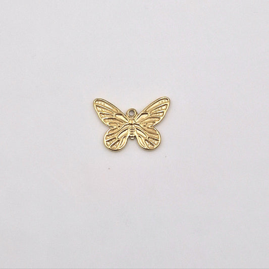 Charm grand Papillon doré