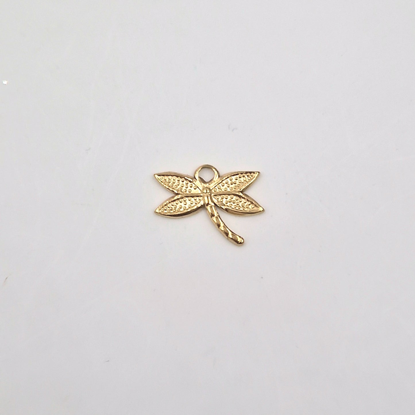 Charm Libellule doré