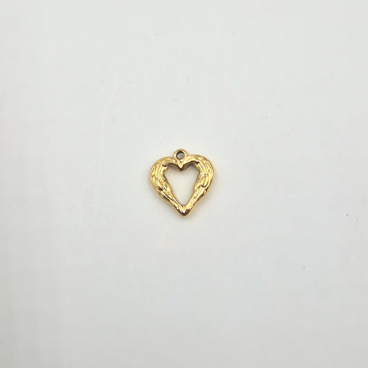 Charm Coeur creu doré