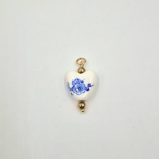 Charm Perle céramique coeur