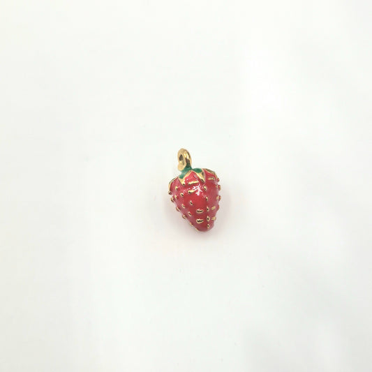 Charm Fraise doré