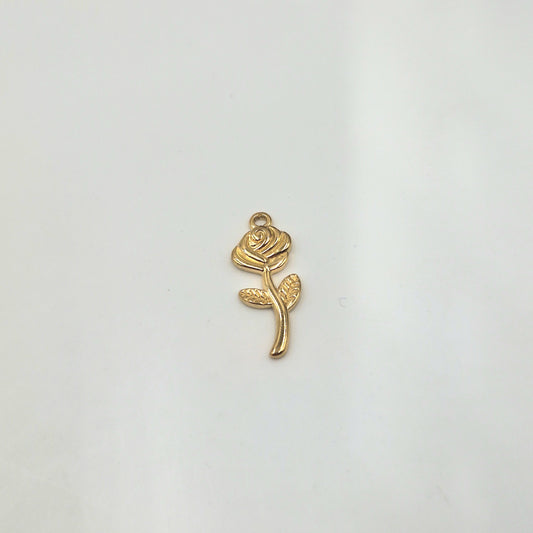Charm Fleur doré