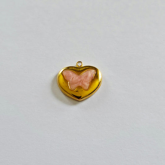 Charm Coeur papillon