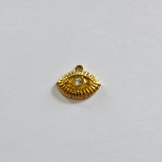 Charm Oeil doré er strass