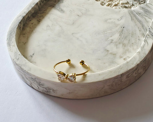 Bague Noeud strass