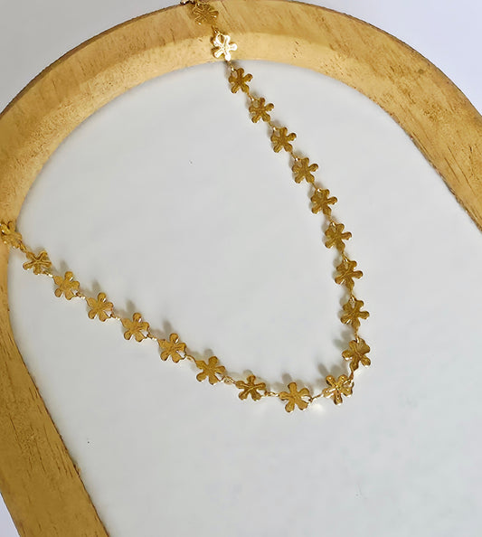 Collier ras de cou Fleurette