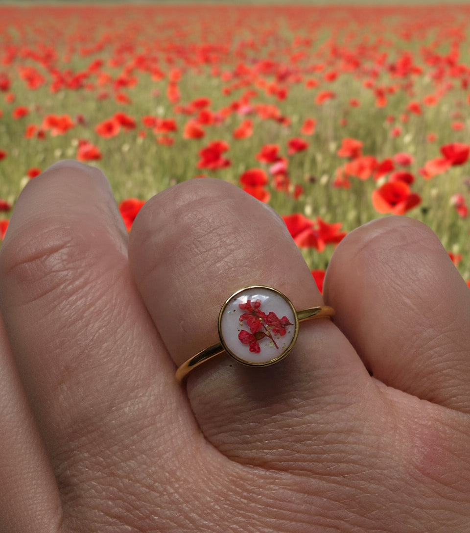 Bague petites fleurs