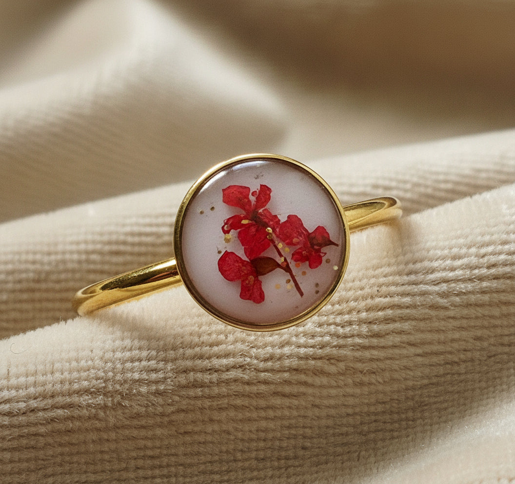 Bague petites fleurs