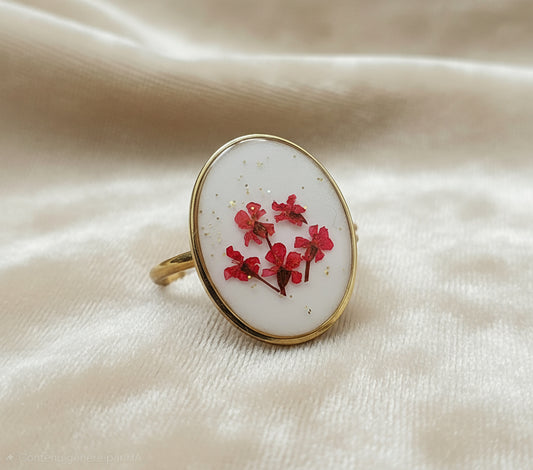 Bague petites fleurs