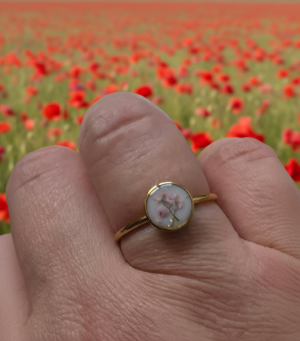 Bague petites fleurs