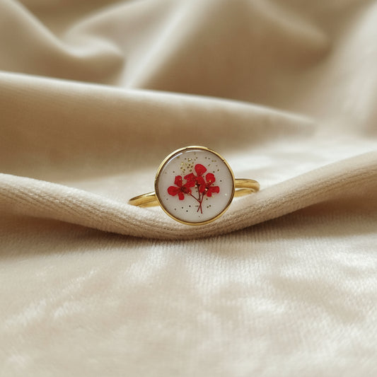 Bague petites fleurs