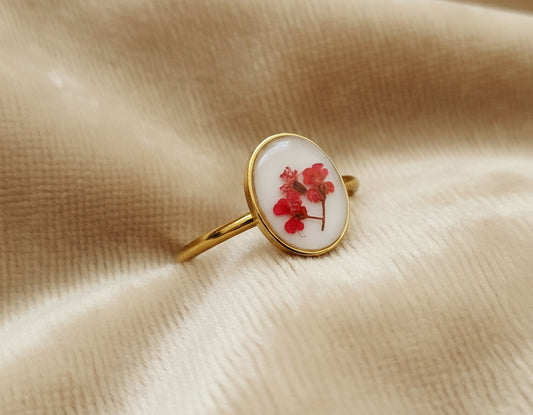 Bague petites fleurs