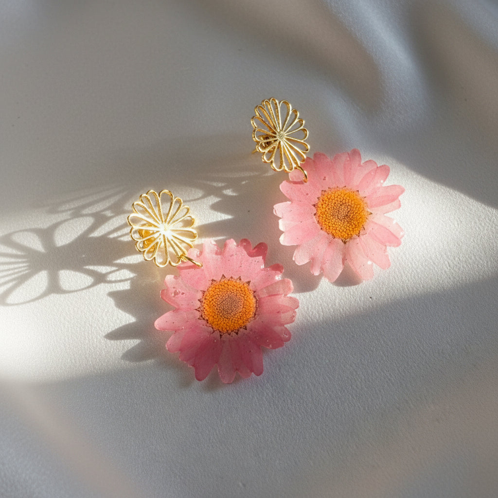 Boucles d'oreilles Marguerite