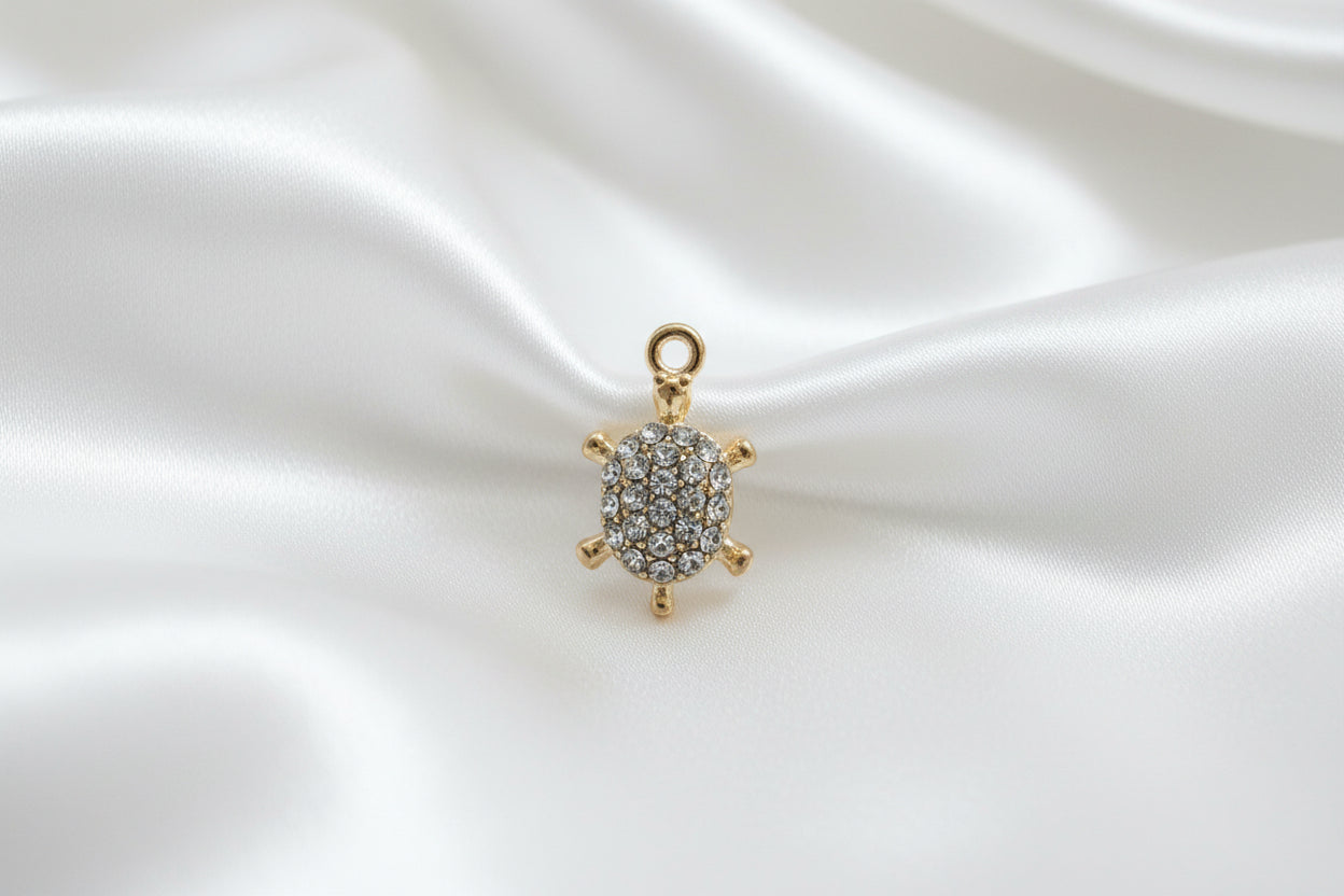 Charm mini Tortue strass