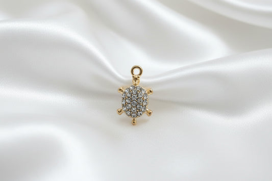 Charm mini Tortue strass
